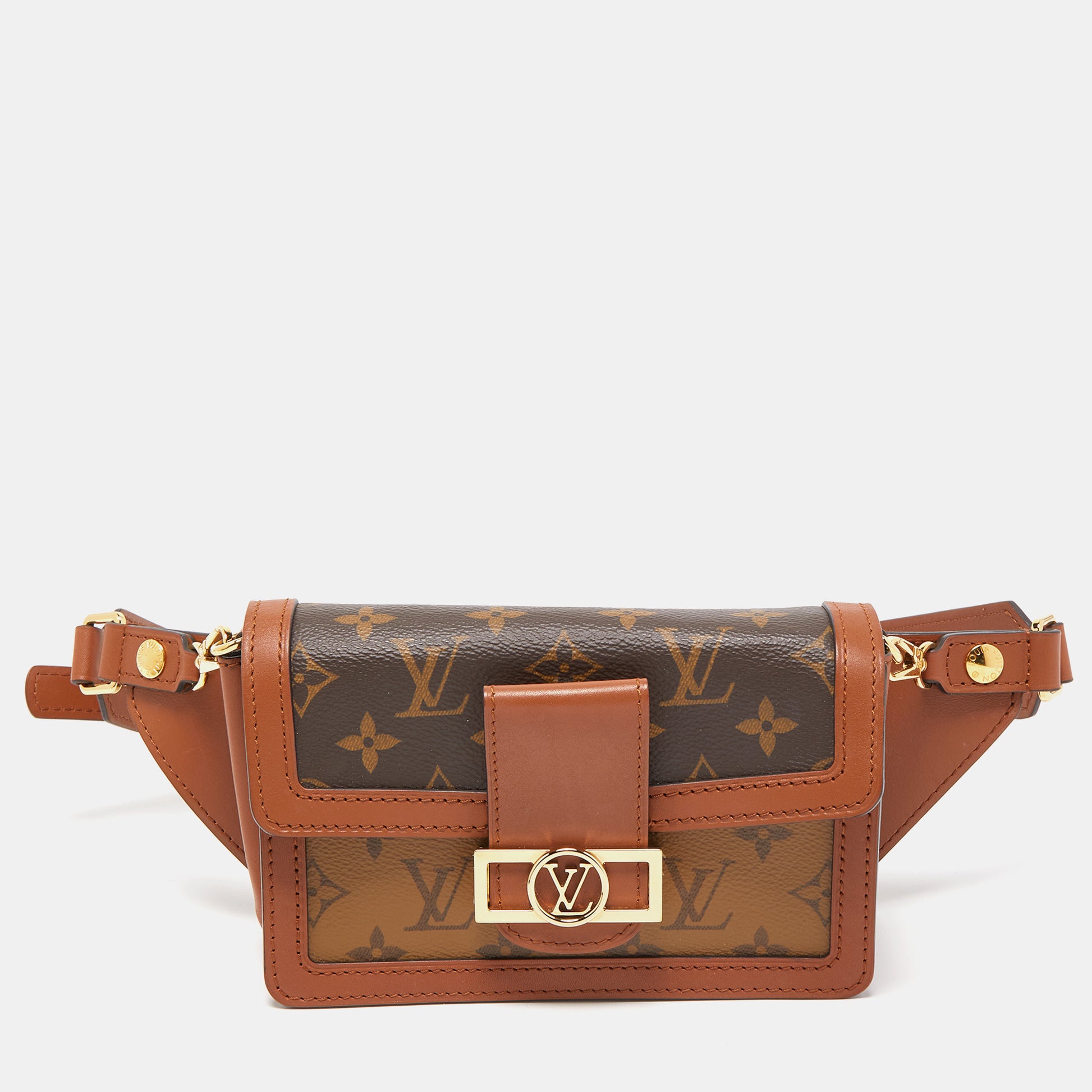 Louis Vuitton Monogram Reverse Canvas Dauphine Bumbag Bag Louis