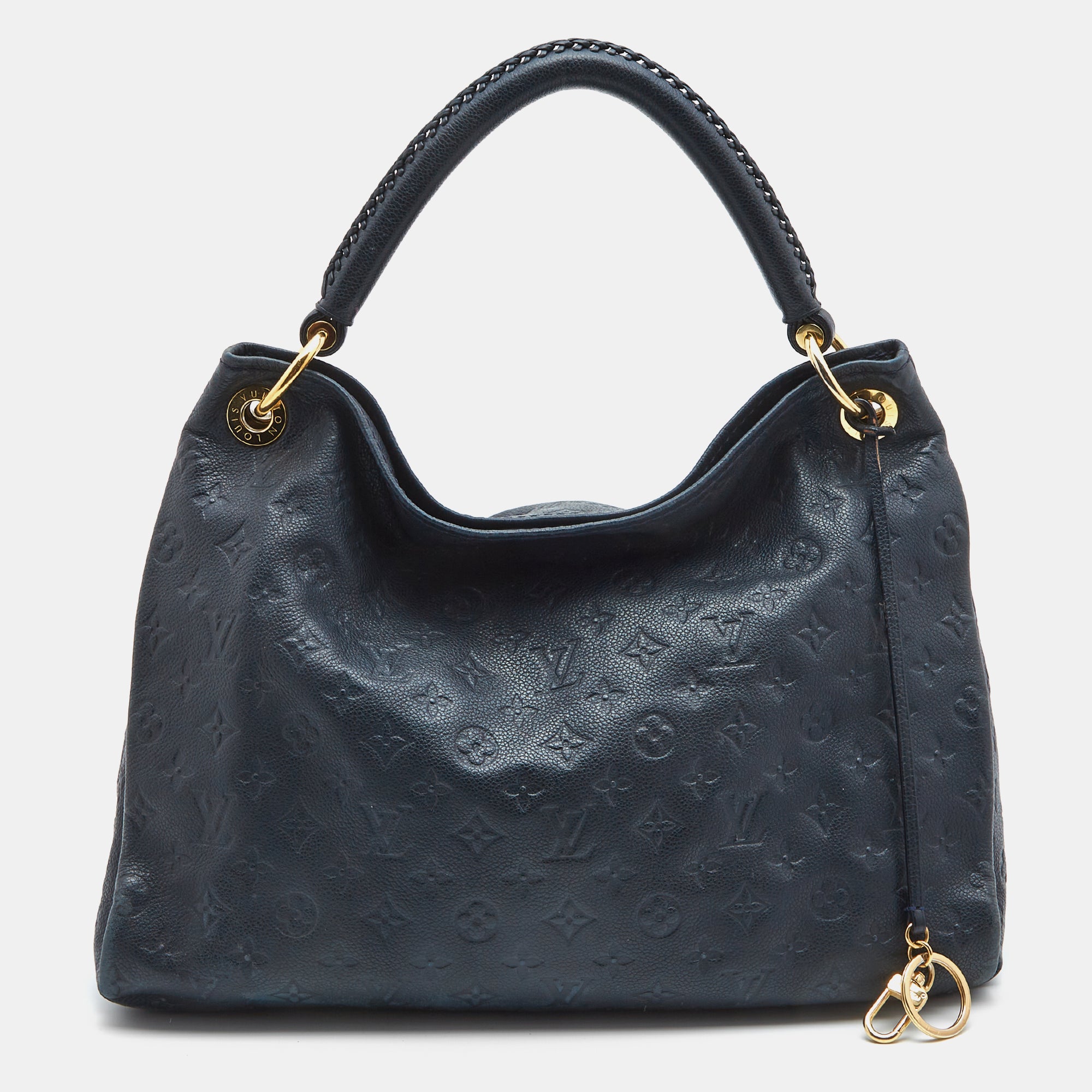 LOUIS VUITTON Dark Blue Monogram Empreinte Artsy MM bag