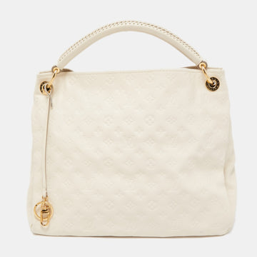 LOUIS VUITTON Neige Monogram Empreinte Leather Artsy MM Bag