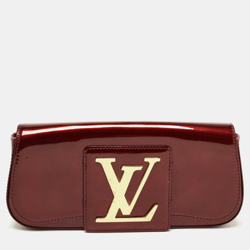 LOUIS VUITTON Amarante Vernis Sobe Clutch