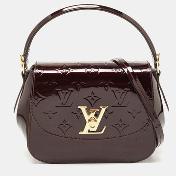 LOUIS VUITTON Amarante Monogram Vernis Pasadena Bag