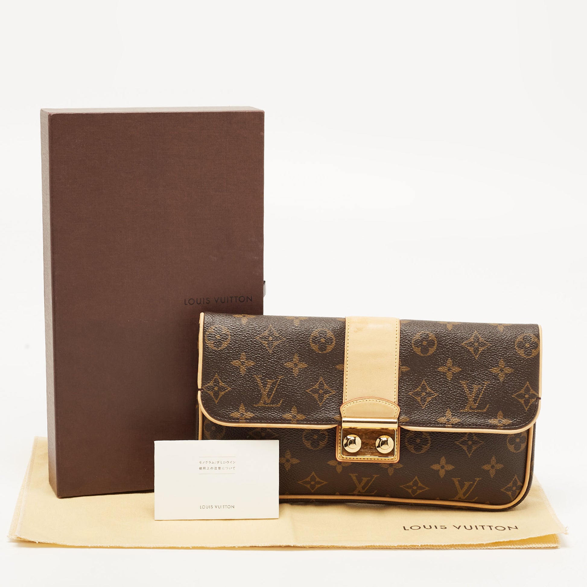 Buy Louis Vuitton Sofia Coppola Slim Clutch Monogram Canvas 2119602