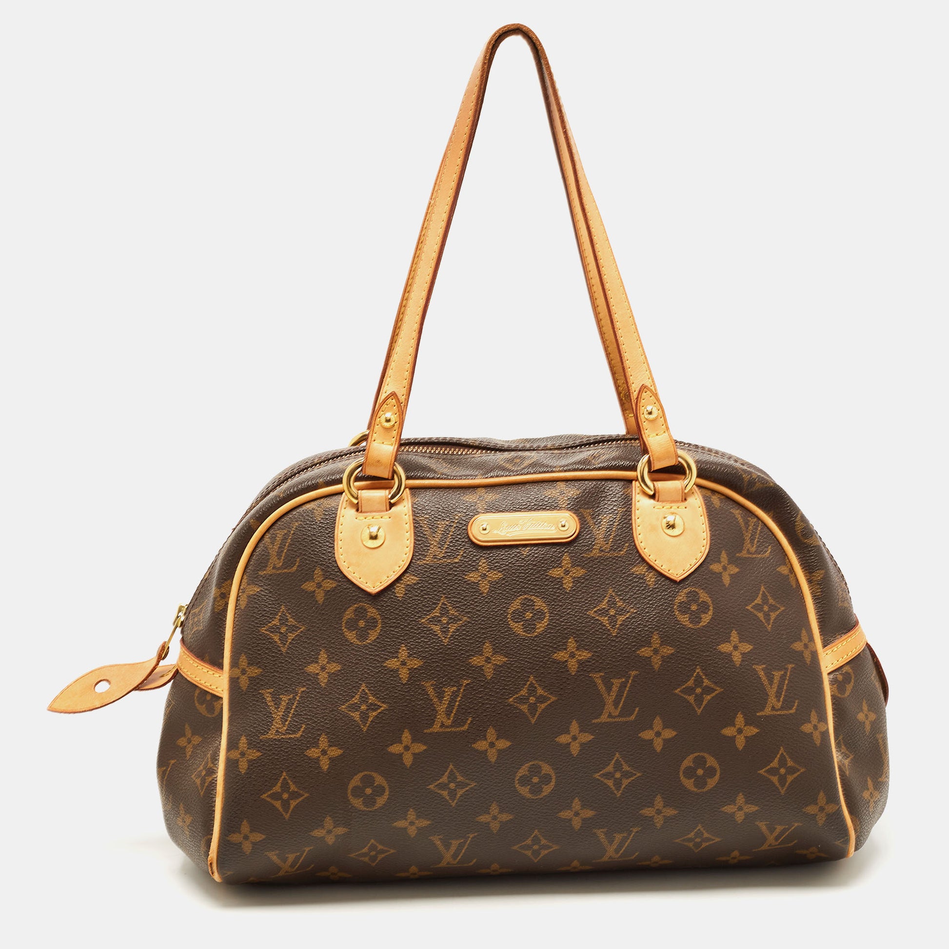 LOUIS VUITTON Montorgueil PM Monogram Canvas Shoulder Bag-US