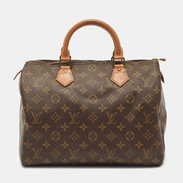 LOUIS VUITTON Monogram Speedy 30 Hand Bag M41526 LV Auth 33397