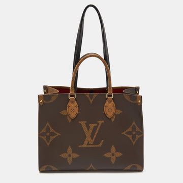 LOUIS VUITTON Reverse Monogram Canvas Giant Onthego MM Bag