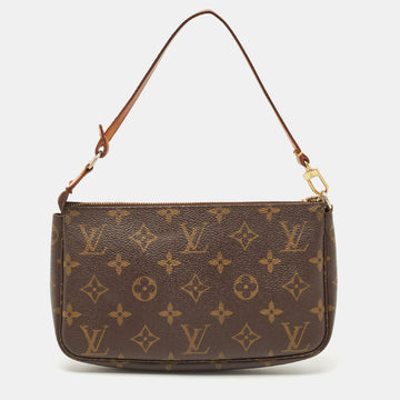 LOUIS VUITTON Monogram Canvas Pochette Accessoires Bag