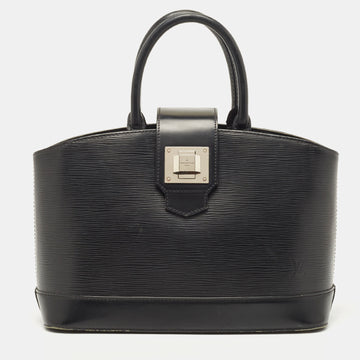 LOUIS VUITTON Black Epi Leather Mirabeau PM Bag