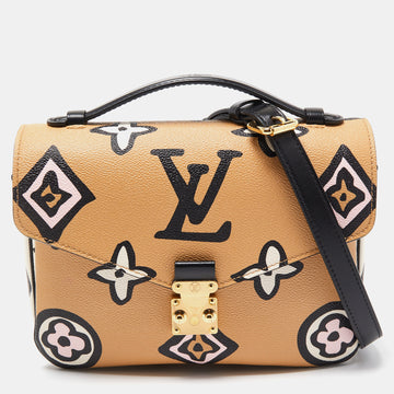 LOUIS VUITTON Monogram Giant Wild at Heart Pochette Metis Bag