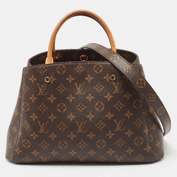 LOUIS VUITTON Monogram Canvas Montaigne BB Bag