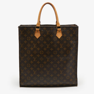 LOUIS VUITTON Monogram Canvas Sac Plat GM Bag