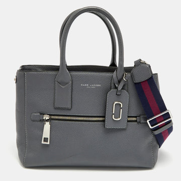 Marc Jacobs Grey Leather Gotham East West Tote