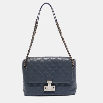 Marc Jacobs Nautical Blue Quilted Leather The XL Single Shoulder Bag