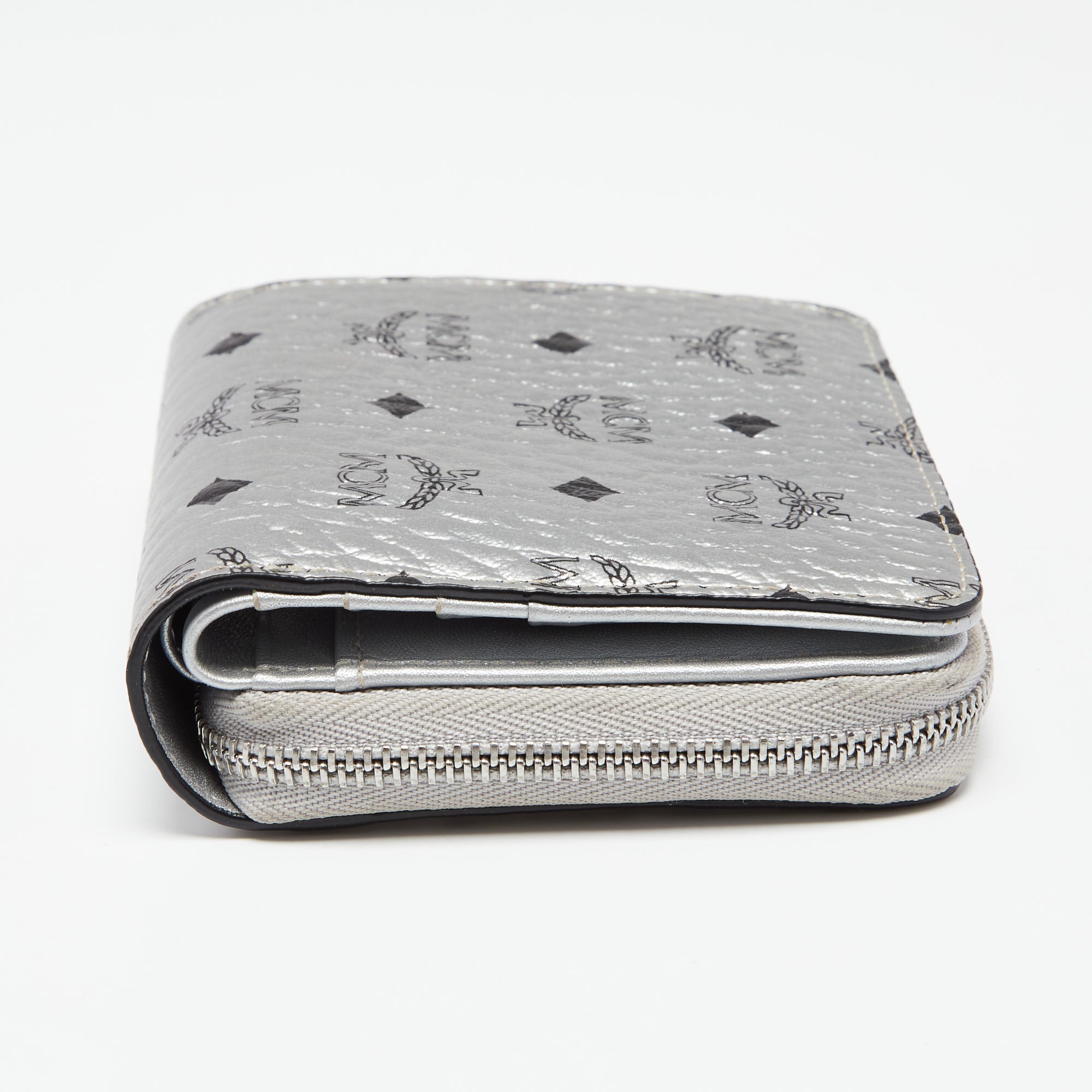 Silver mcm discount wallet