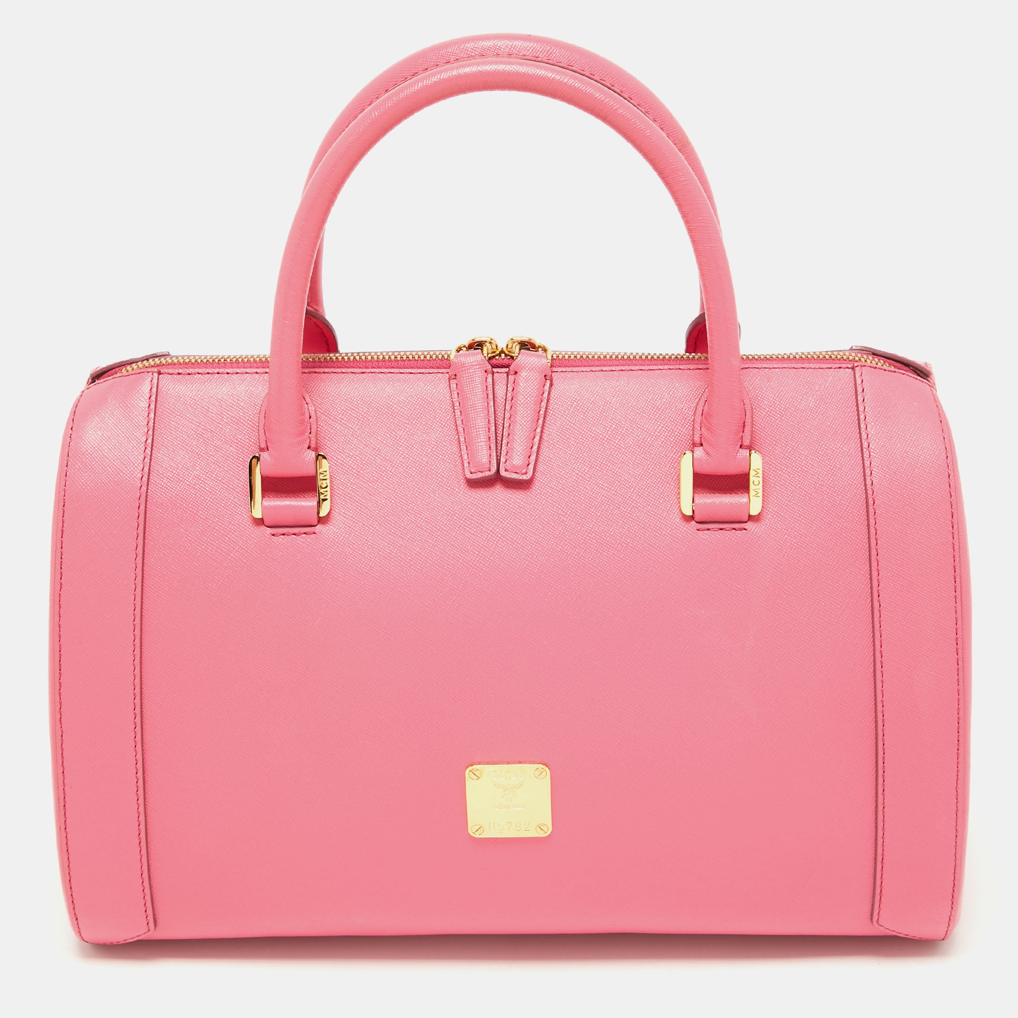 Mcm pink outlet handbag