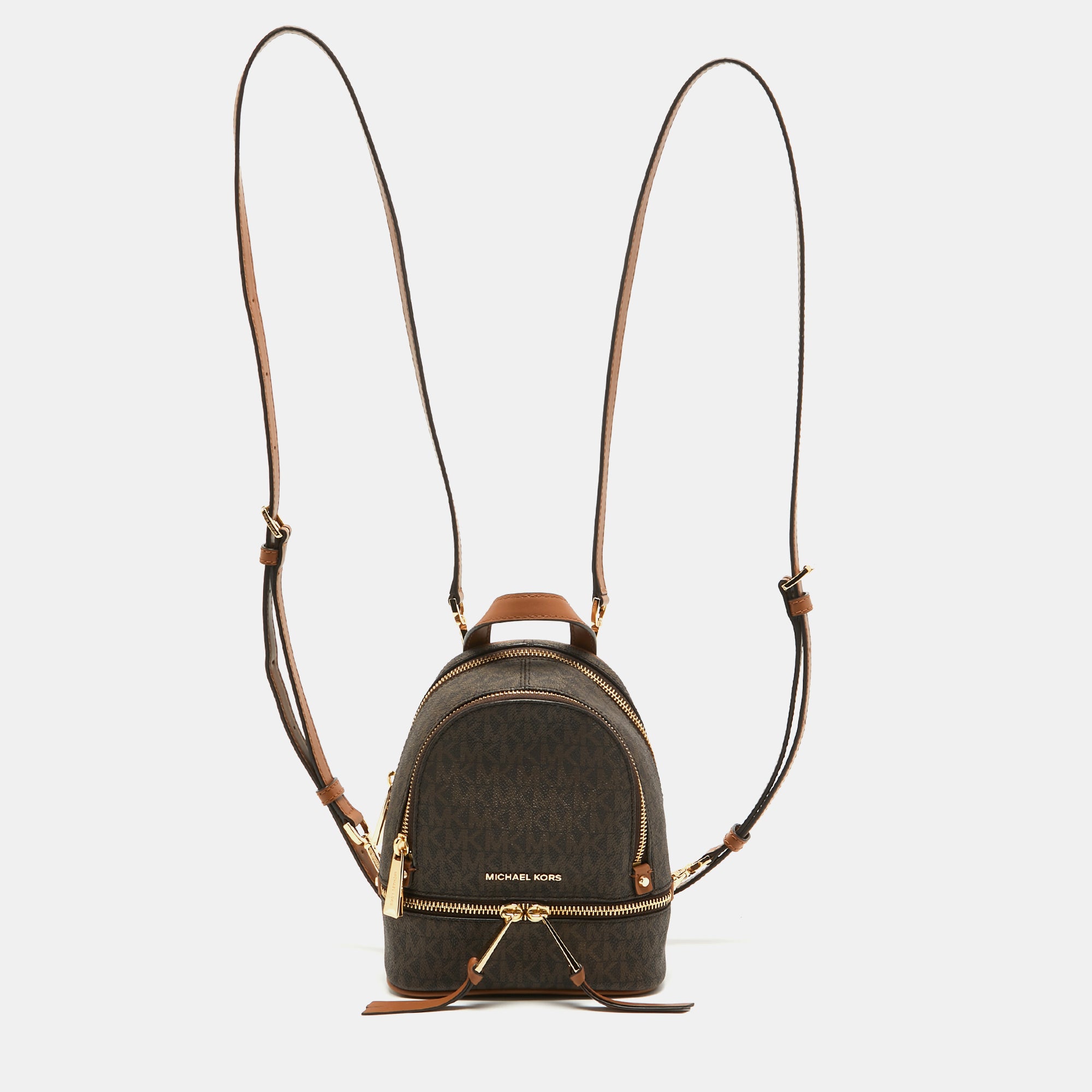 Michael kors clearance signature rhea backpack