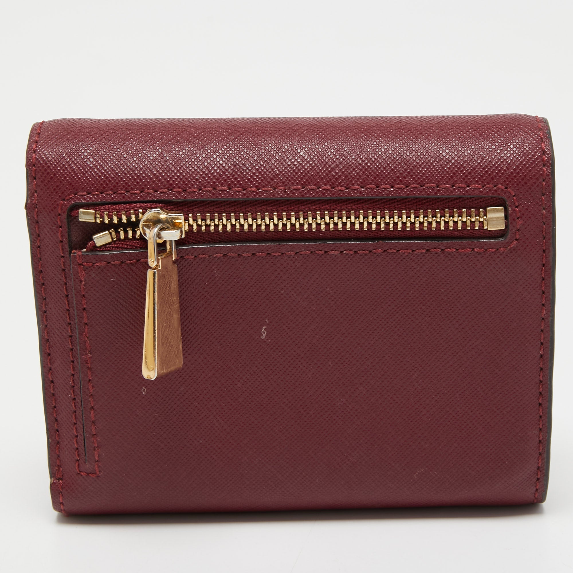 Michael kors store maroon wallet