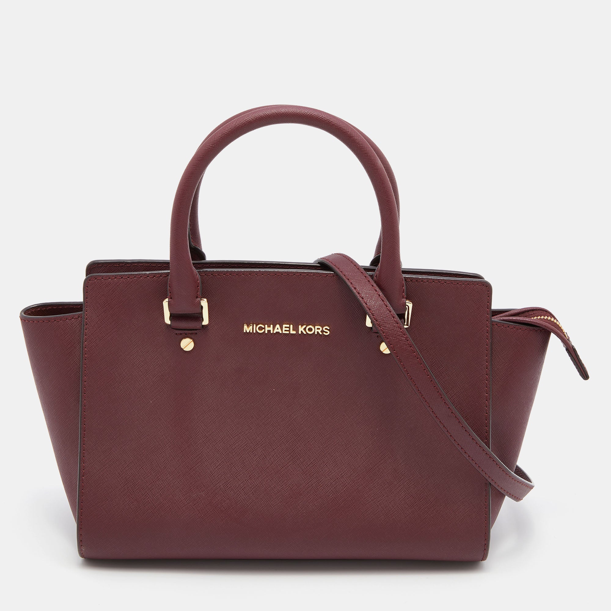 Michael kors medium selma hot sale satchel