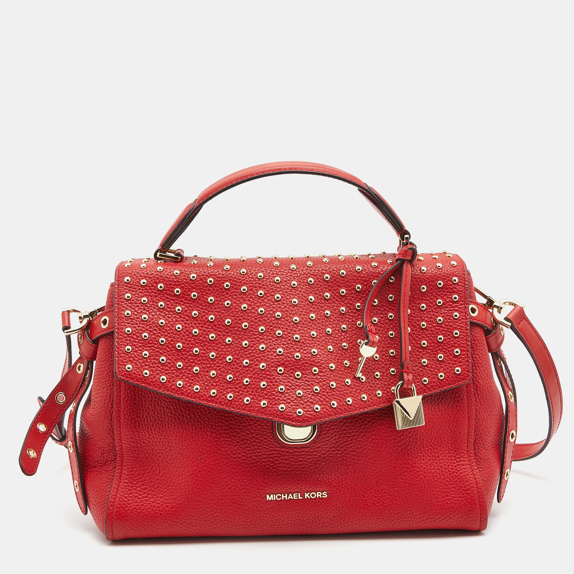 Michael kors deals handbags red color