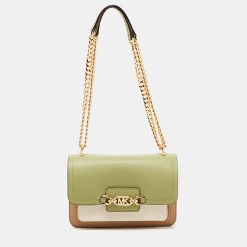 MICHAEL KORS Tricolor Leather Heather Shoulder Bag