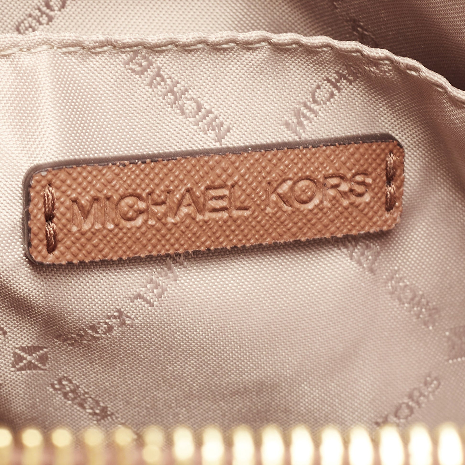 Michael Kors Bags | Michael Kors Jet Set Travel Medium Dome Crossbody | Color: Brown/Gold | Size: Os | Dyfashion's Closet