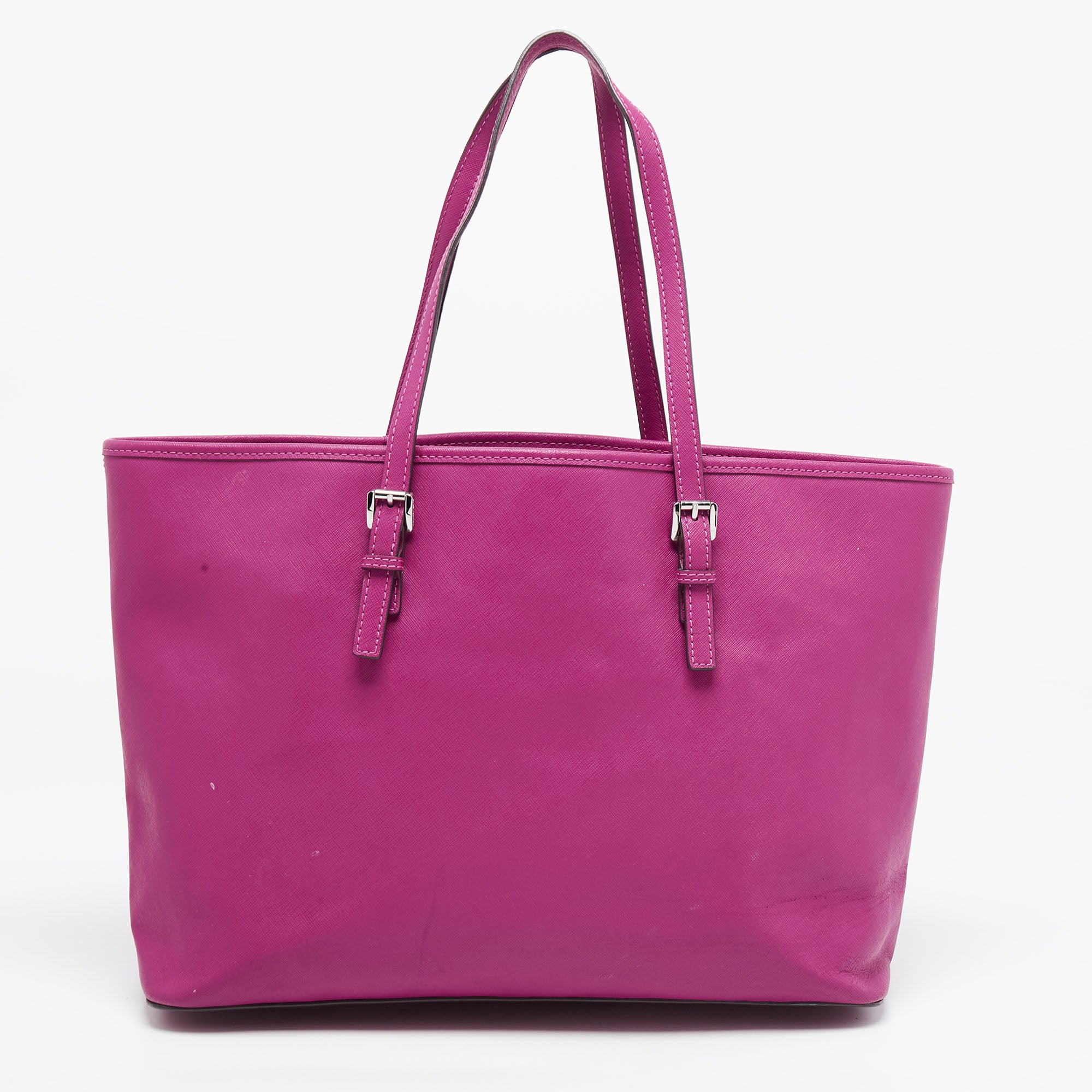 Michael kors purple sales tote bag