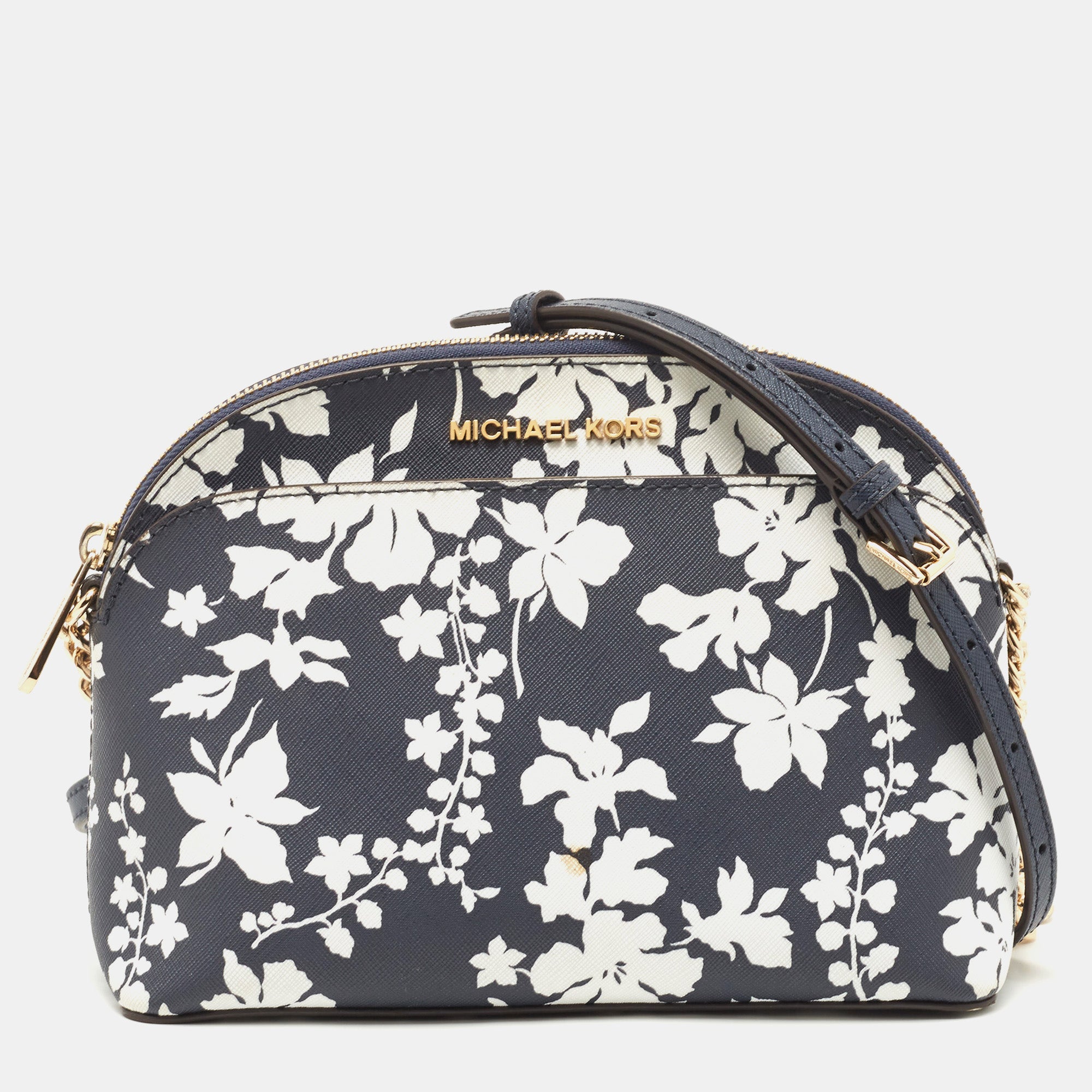 Michael kors best sale blue flower bag