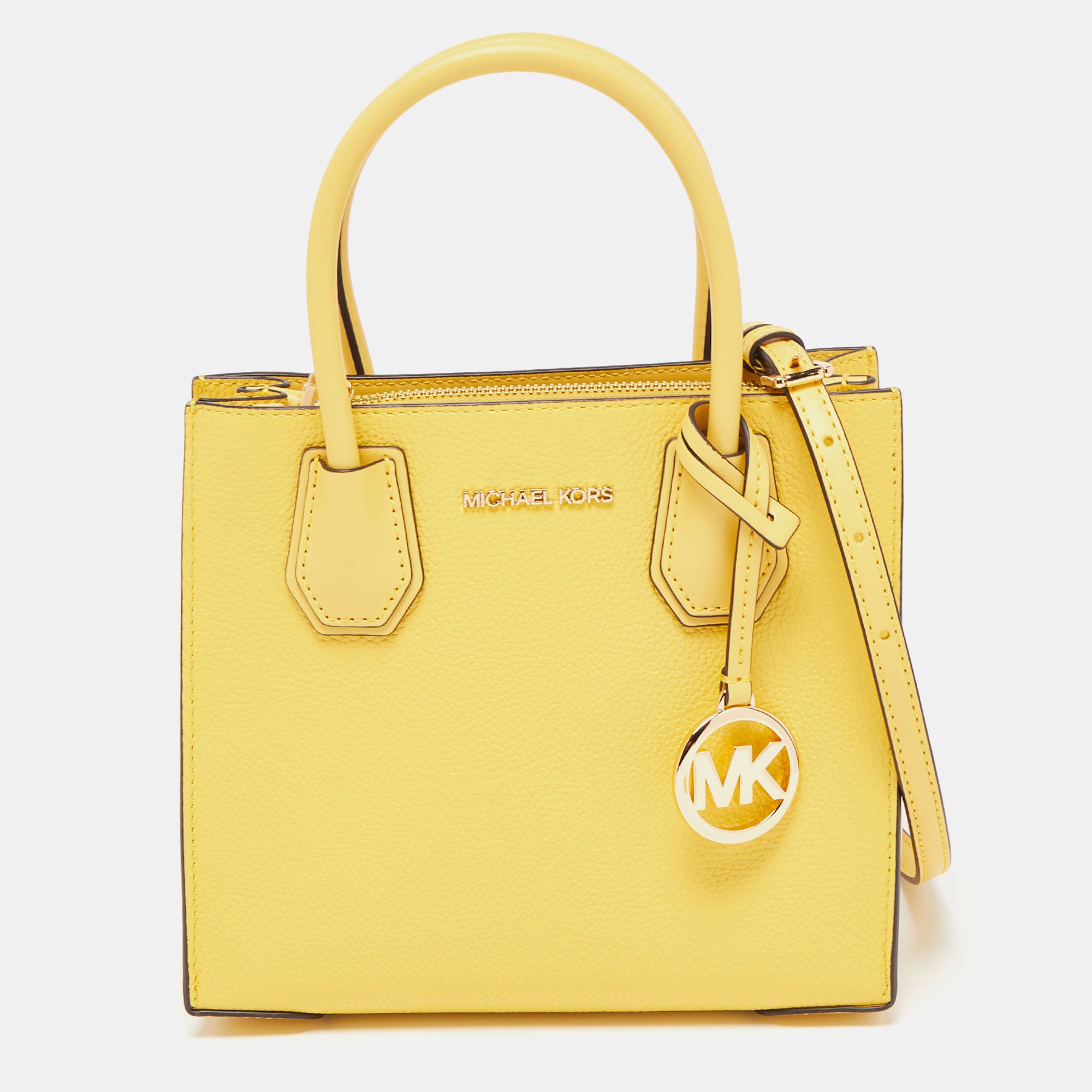 Michael kors yellow purse and wallet hot sale