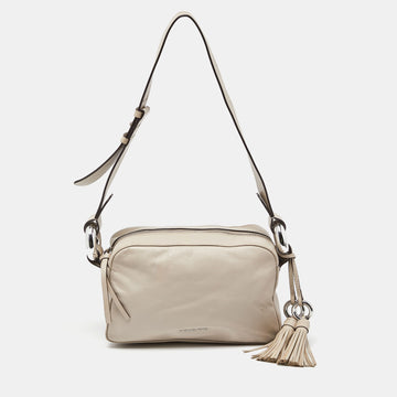 MICHAEL KORS Beige Leather Grand Shoulder Bag