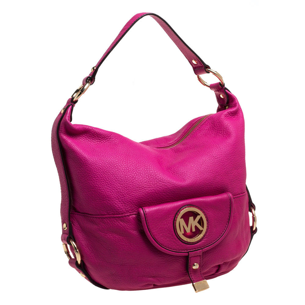 Michael kors fulton 2024 tote purple