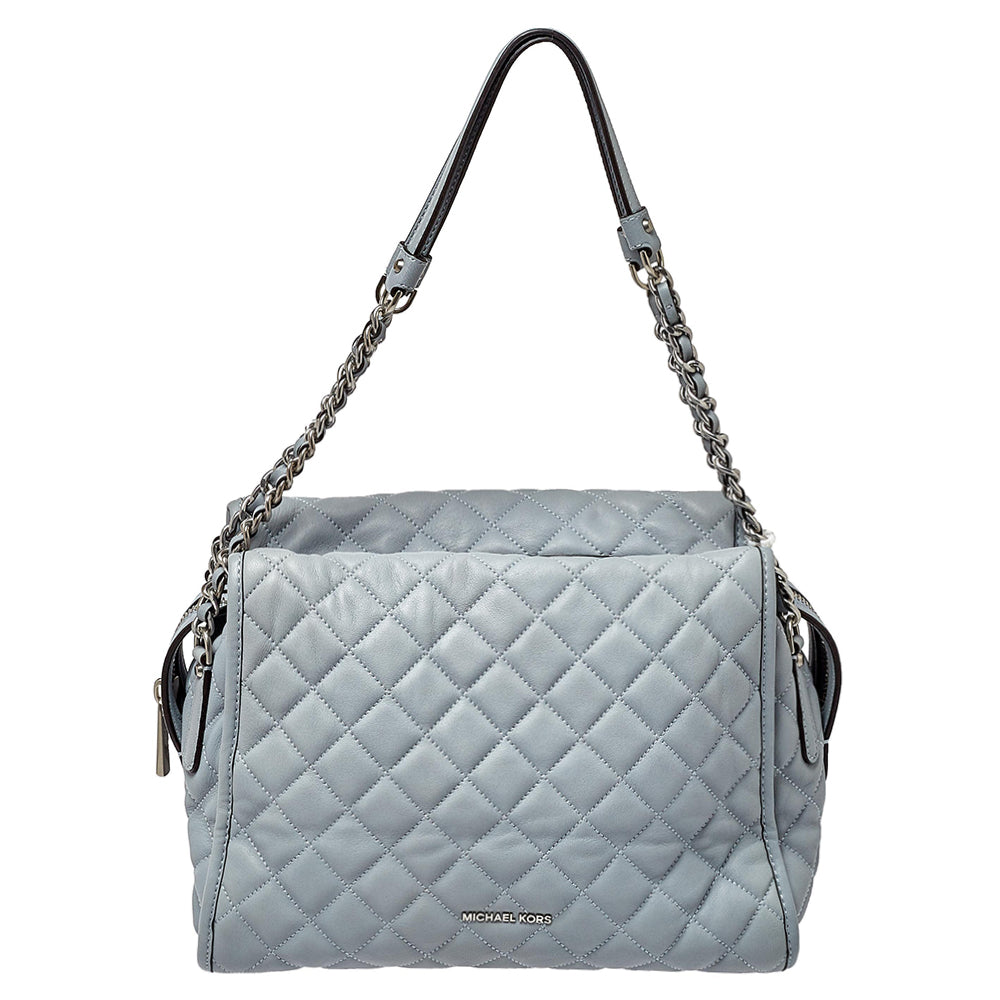 Michael kors blue sale satchel bag