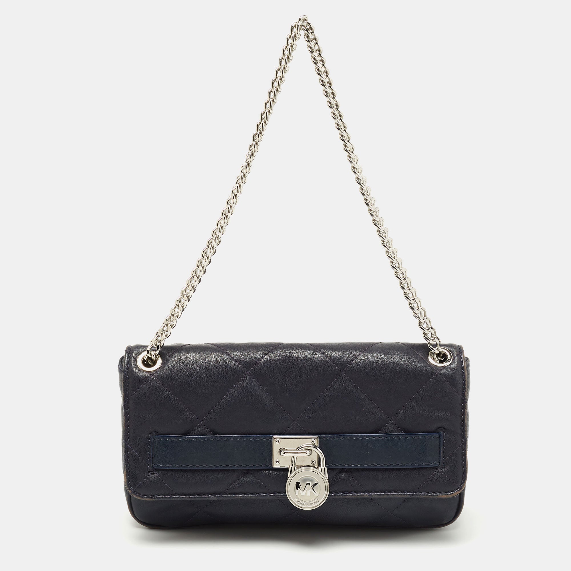 Michael kors navy hot sale blue bag