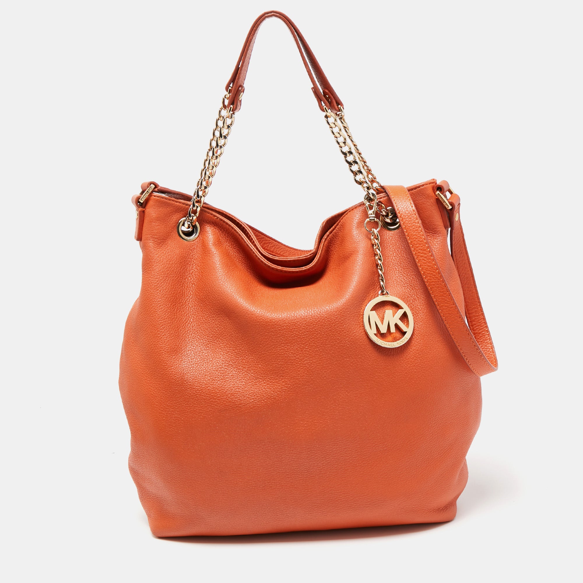 Michael kors orange crossbody purse hot sale