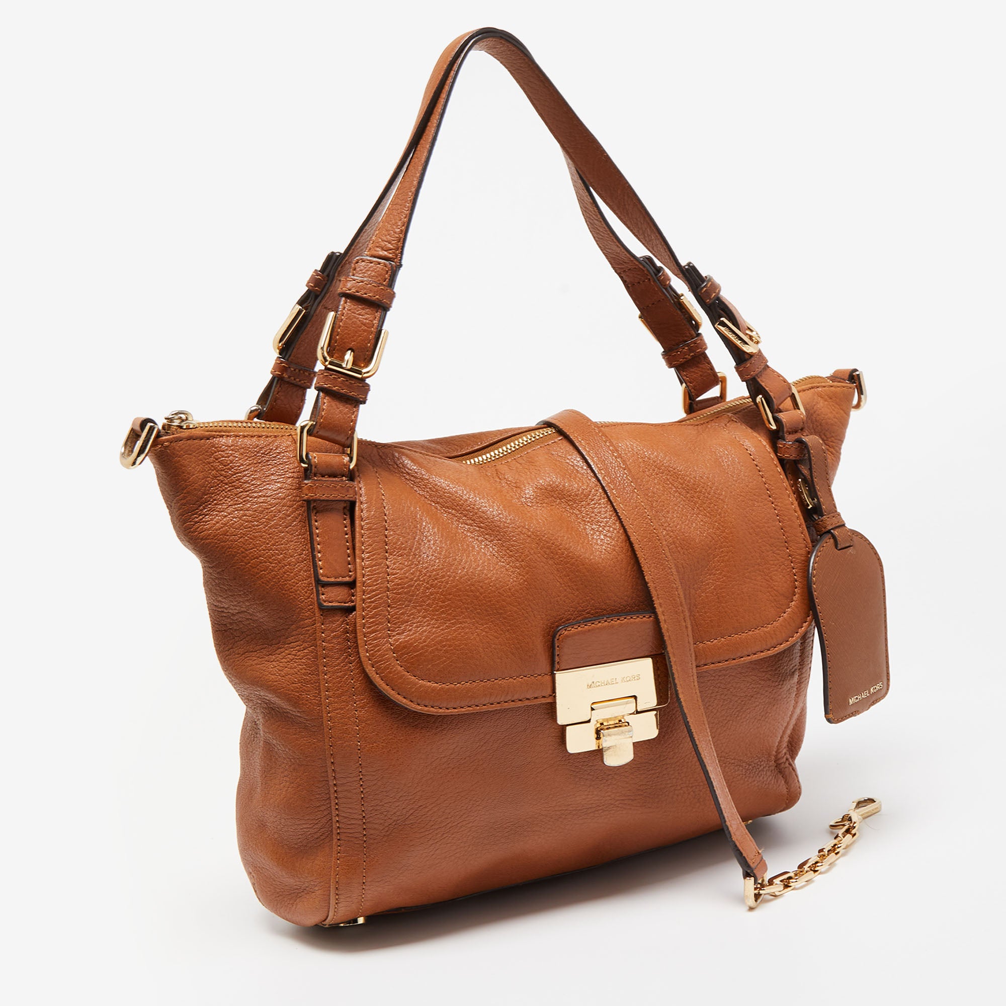 Michael kors deals soft leather tote