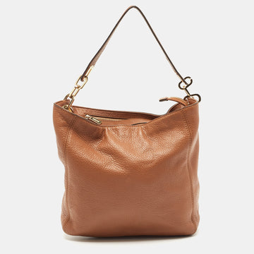 MICHAEL MICHAEL KORS Brown Leather Fulton Hobo