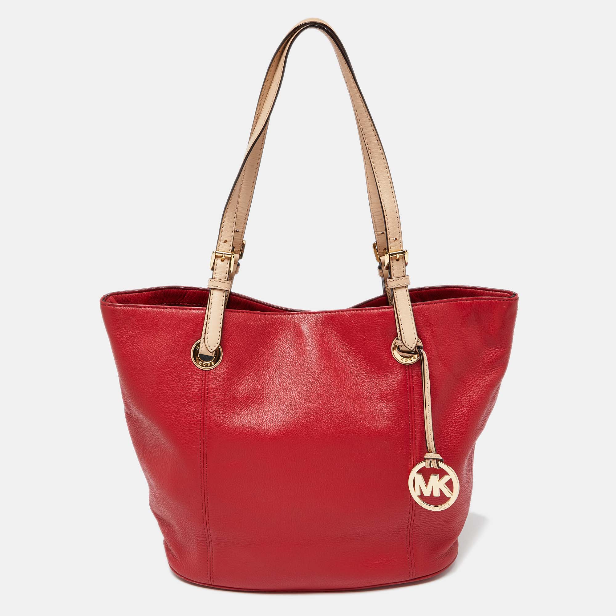 Red mk clearance tote