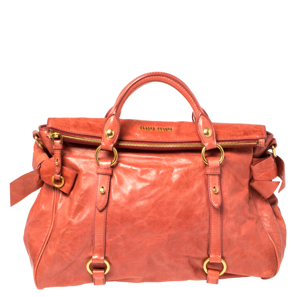 Miu miu best sale orange handbag