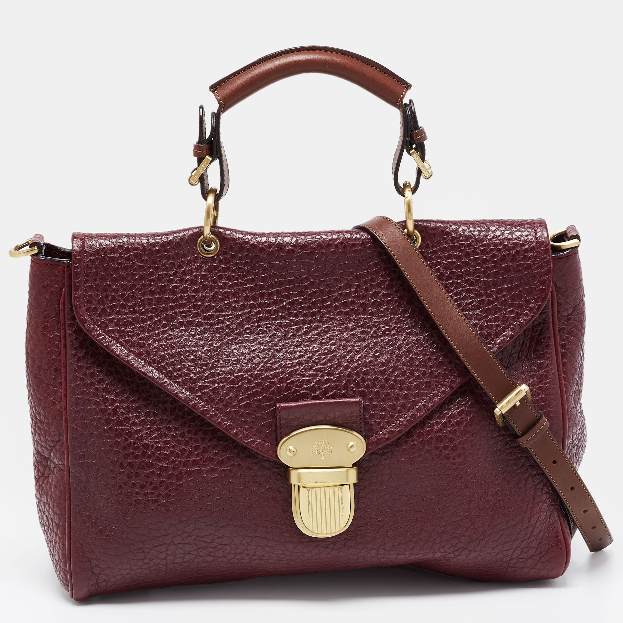 Polly push lock discount mulberry