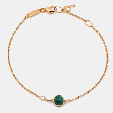 Piaget Possession Malachite Diamond 18K Rose Gold Bracelet