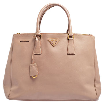 Prada Dusty Pink Saffiano Lux Leather Large Galleria Tote