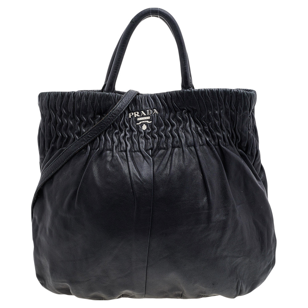 Prada pleated online bag