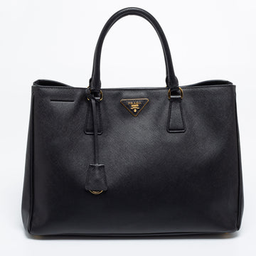 Prada Black Saffiano Leather Large Galleria Tote