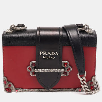 Prada Galleria crystal-embellished Satin Mini Bag - Farfetch