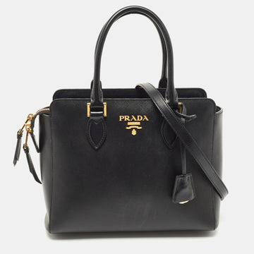 PRADA Black Saffiano Leather Tote bag