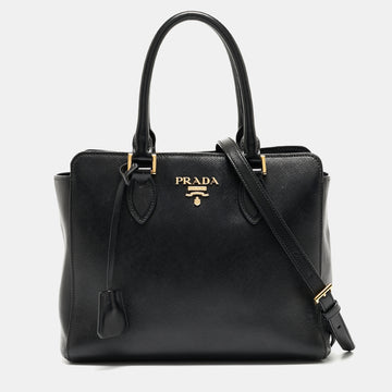 PRADA Black Saffiano Leather Tote