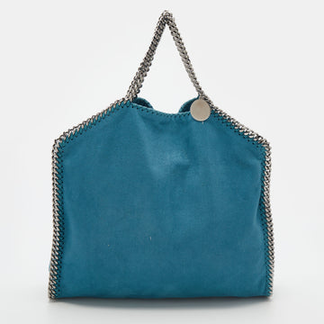 Stella McCartney Blue Faux Leather Small Falabella Chain Tote