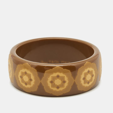 TIFFANY & CO. Paloma Picasso Caramel Brown Resin Bangle Bracelet