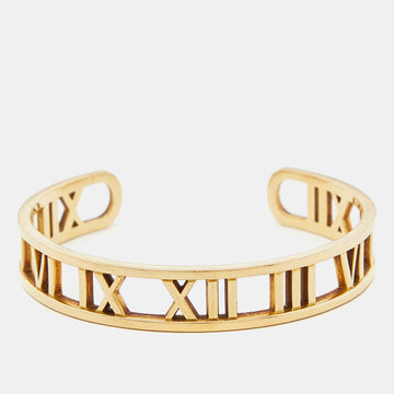 TIFFANY & CO. Atlas 18K Yellow Gold Open Cuff Bracelet