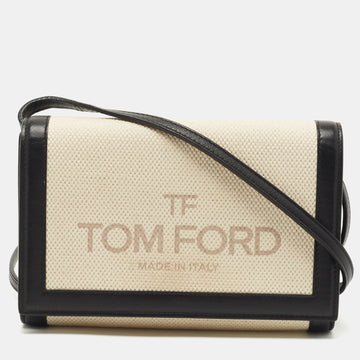 Pre-owned Tom Ford Black Leather Medium Natalia Shoulder Bag