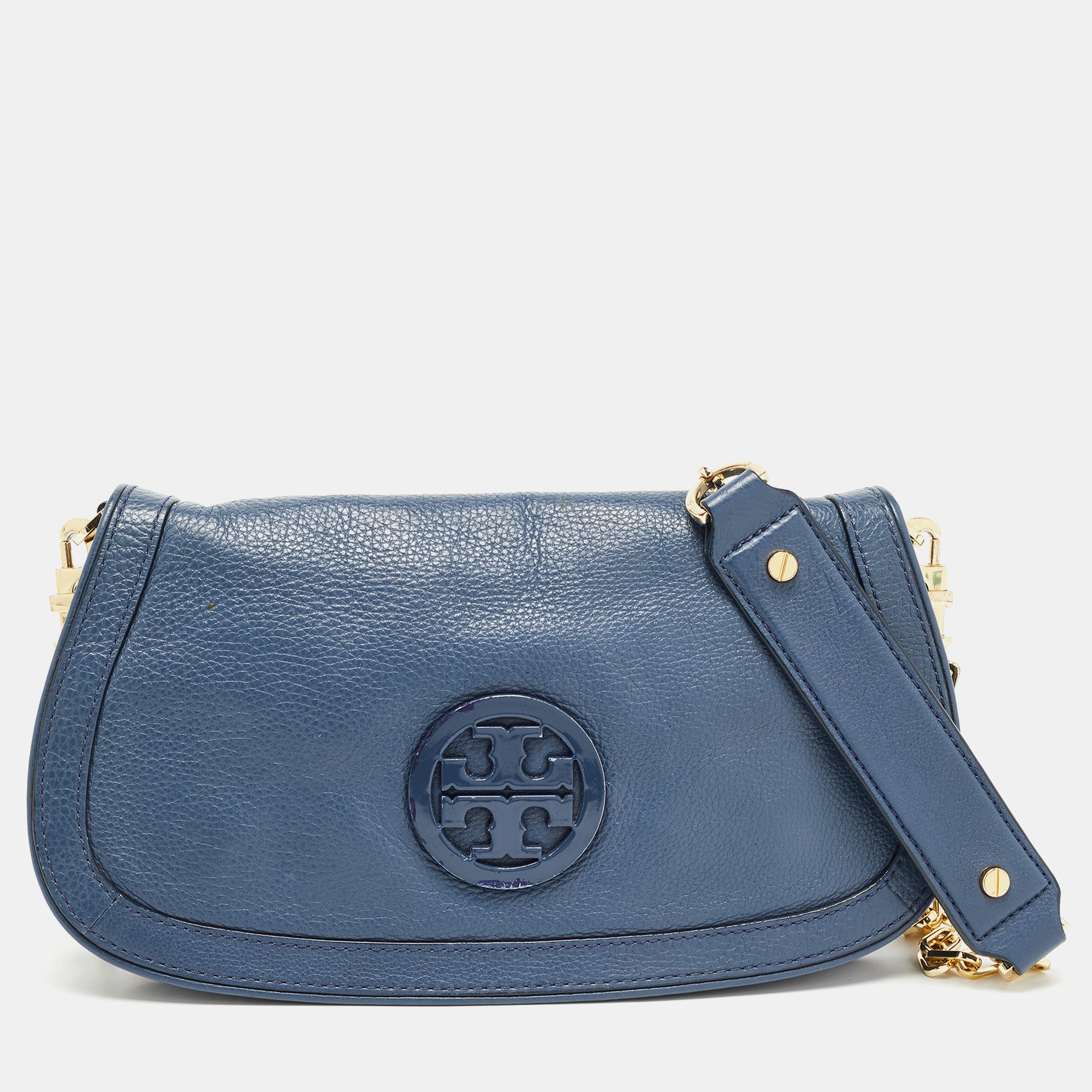 Tory burch discount blue clutch