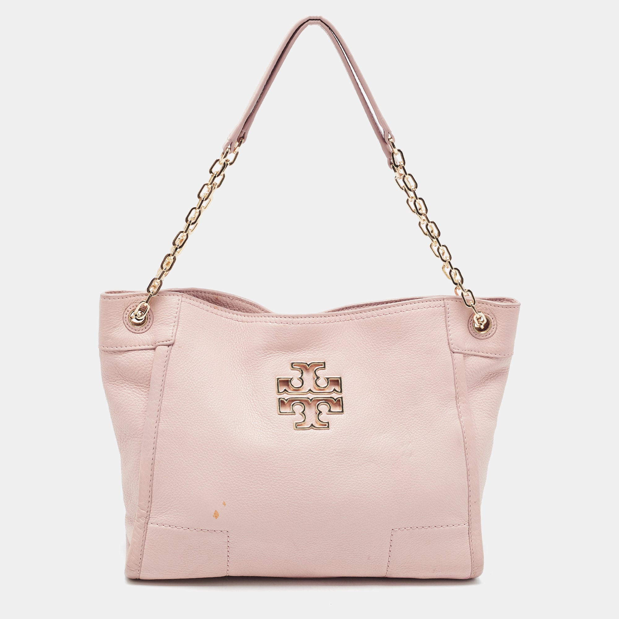 Pink tory burch tote hot sale